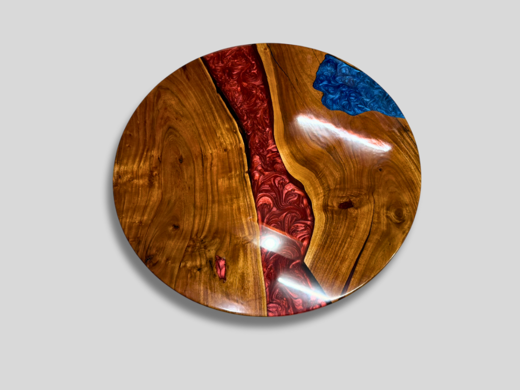 Natural Wood Coffee Table Round Made To Order Diy Epoxy Resin Table Top 